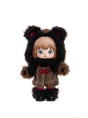 TopToy Nommi Forest Kingdom 5-Joint Articulated Doll - Softie Bear